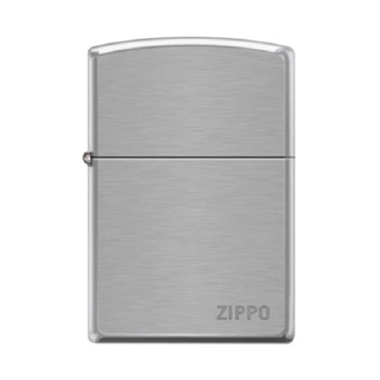 Zippo - Pipe Lighter W/Logo Brushed Chrome - 863802
