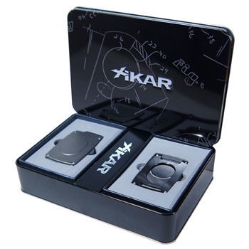 Xikar Ultra Cutter & Lighter Gift Set Gunmetal - 907GM