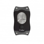 Colibri EZ S-Cut Cigar Cutter Black & Gunmetal - CU550T1