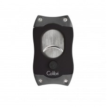 Colibri EZ S-Cut Cigar Cutter Black & Gunmetal - CU550T1