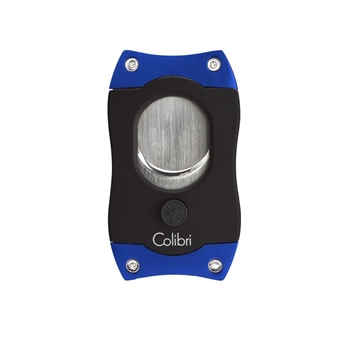 Colibri EZ S-Cut Cigar Cutter Black & Blue - CU550T3