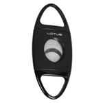 Lotus Jaws Serrated Cigar Cutter Glossy Black - CUT601