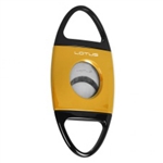 Lotus Jaws Serrated Cigar Cutter Yellow & Black - CUT603