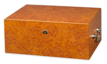 Humidor - Tuscany Light Burl Medium - HUM-100LB