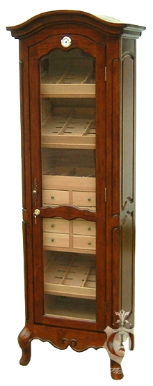 Humidor - Antique Style French Walnut - HUM-2000A