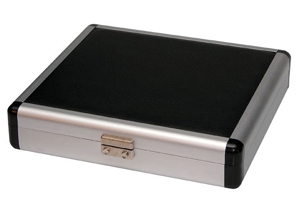 Humidor - Aluminum Travel Leather Both Sides - HUM-AC20