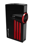 Lotus Lighter - Orion L52 Black Matte & Polished Red - L5200