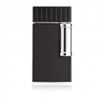 Colibri Lighter - Julius Flint Double Flame Black/Chrome - LI221C2