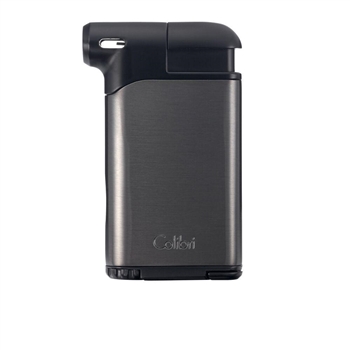 Colibri Pacific Air Pipe Flame Lighter Gunmetal & Black - LI400C8