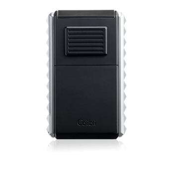 Colibri Quasar Astoria Triple Jet Lighter Black & Chrome - LI600C11