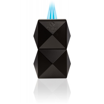 Colibri Quasar Table Triple Flame Lighter Black - LI710T1