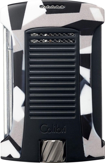 Colibri Daytona Single Jet Lighter Charcoal (Camo) - LI770T80