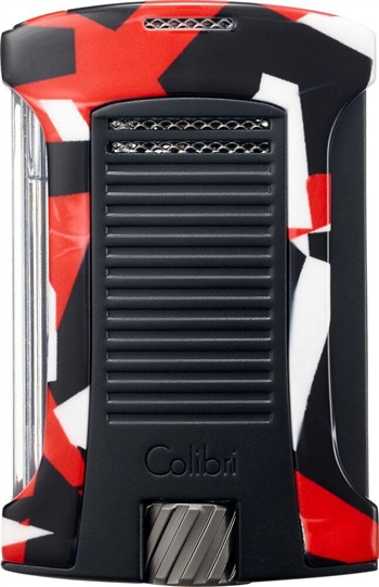 Colibri Daytona Single Jet Lighter Red (Camo) - LI770T81