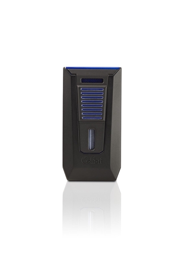 Colibri Slide Double Jet Lighter Matte Black/Blue - LI850T15