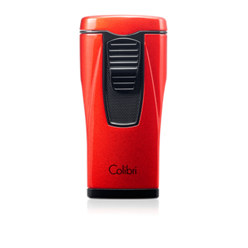 Colibri Monaco Triple-Flame Lighter (Metallic) Red - LI880T7