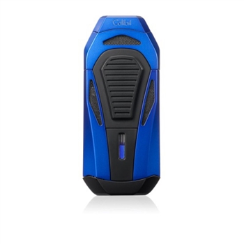 Colibri Lighter - Boss Blue & Black Triple Jet w/ Cutter - LI950T4