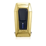 Colibri Quantum Triple Jet Gold Lighter w/ V-Cut - LI970C6