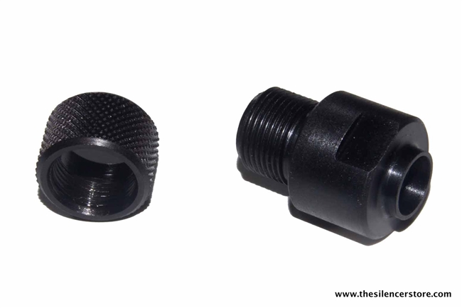 DB TAC Steel M8x0.75 to 1/2''x28 Adapter With Thread Protector For