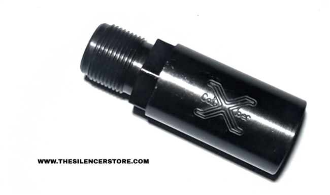 1 Inch Barrel Extender Adapter: 5/8-24 to 5/8-24