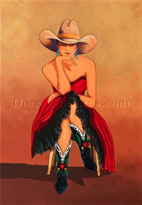 Dancing With Cowgirls by Doreman Burns