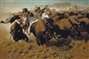 Attack on the Wagon Train by Frank McCarthy