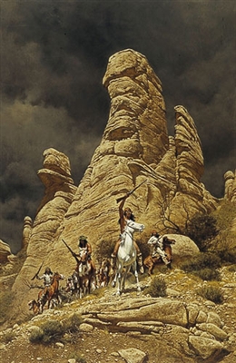 The Savage Taunt by Frank McCarthy