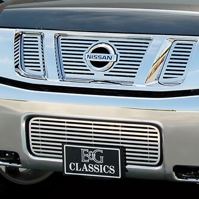 Nissan Titan Quarter by Quarter "Q" Grille by E&G CLASSICS, 2008, 2009, 2010, 2011, 2012, 2013, 2014
