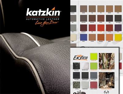 Katzkin Leather Auto Upholstery Samples Book