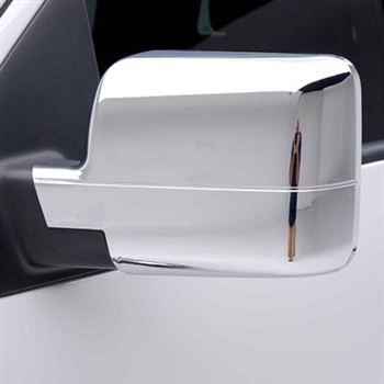 Ford F150 Light Duty XLT | FX4 | Supercrew | Lariat Chrome Mirror Covers, 2pc  2004 - 2008