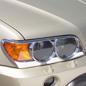 BMW X5 Chrome Head Light Trim 403203, 2000, 2001, 2002, 2003
