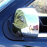Chevrolet Silverado Chrome Mirror Covers (Full), 2007, 2008, 2009, 2010, 2011, 2012, 2013