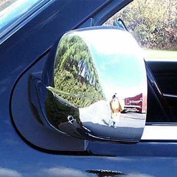 Chevrolet Silverado Chrome Mirror Covers (Full), 2007, 2008, 2009, 2010, 2011, 2012, 2013