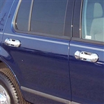 Mercury Mountaineer Chrome Door Handle Covers, 8pc  2002, 2003, 2004, 2005, 2006, 2007, 2008, 2009, 2010