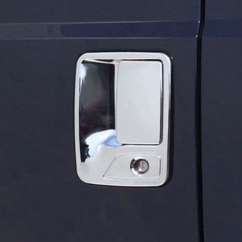 Ford Excursion Chrome Door Handle Covers, 2000, 2001, 2002, 2003, 2004, 2005