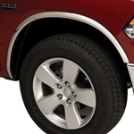Dodge Ram 1500 Chrome Wheel Well Fender Trim, 2009, 2010, 2011, 2012, 2013, 2014, 2015, 2016, 2017, 2018