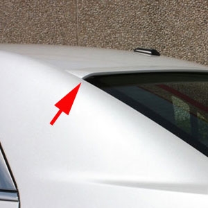 Chrysler 300 RoofLine Painted Spoiler, 2011, 2012, 2013, 2014, 2015, 2016, 2017