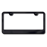 Universal Black ABS License Plate Frame - 2 Holes