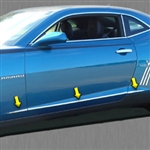 Chevrolet Camaro Chrome Side Molding Accent Trim, 2010, 2011, 2012, 2013, 2014, 2015