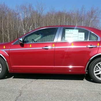 Ford Fusion Chrome Arrow Side Trim, 2006, 2007, 2008, 2009, 2010, 2011, 2012