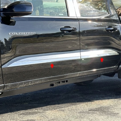 Chevrolet Colorado Chrome Side Accent Trim, 4pc  2023, 2024