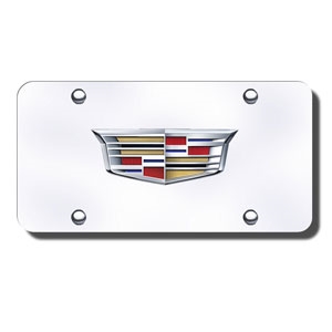 Cadillac License Plate with New Logo