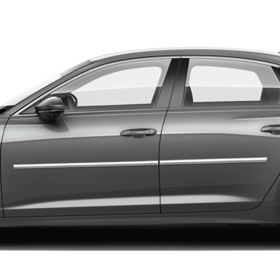 Audi A6 / S6 Chrome Body Side Moldings, 2019, 2020, 2021, 2022, 2023