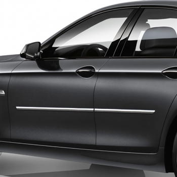 BMW 5-Series Chrome Body Side Moldings, 2010, 2011, 2012, 2013, 2014, 2015, 2016, 2017, 2018, 2019, 2020, 2021, 2022, 2023