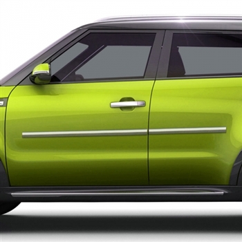 Kia Soul Chrome Body Side Moldings, 2014, 2015, 2016, 2017, 2018, 2019, 2020, 2021, 2022, 2023