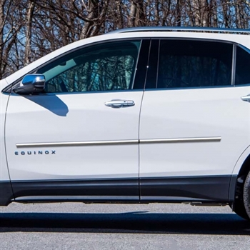 Chevrolet Equinox Chrome Body Side Moldings, 2018, 2019, 2020, 2021, 2022, 2023