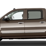 Chevrolet Silverado Chrome Body Side Moldings, 2014, 2015, 2016, 2017, 2018
