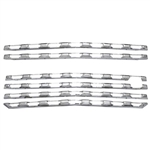Chevrolet Silverado 1500 Chrome Grille Overlay, 2019, 2020, 2021
