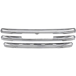 GMC Sierra 1500 Chrome Grille Overlay, 3pc 2019, 2020, 2021