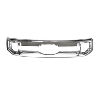 Ford F-250 XL / XLT Chrome Grille Overlay, 2020, 2021, 2022