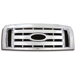 Ford F150 (XL, STX, FX4) Chrome Grille Overlay, 2009, 2010, 2011, 2012